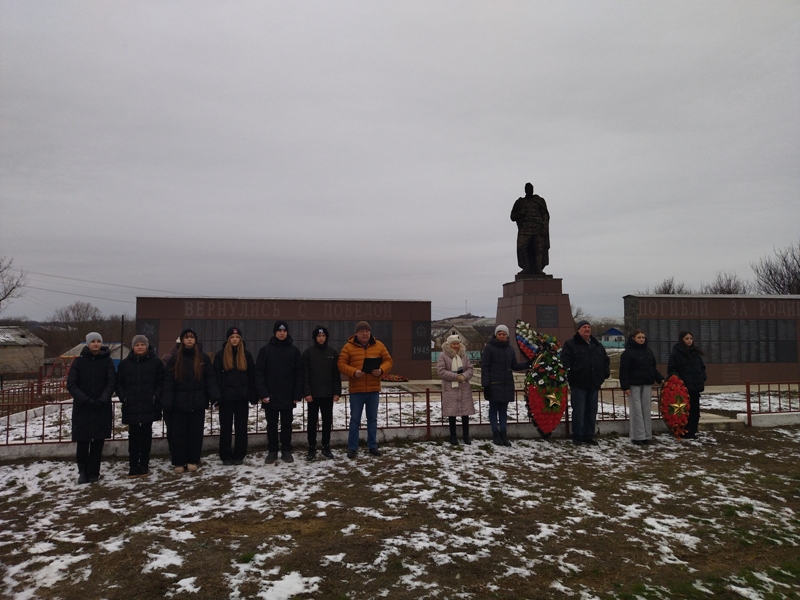 В Кривоносовском сельском поселении состоялся митинг, посвящённый 82 годовщине освобождения села от немецко-фашистских оккупантов.